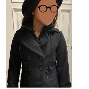 New York Yoki girls heavy wool coat  size 6x